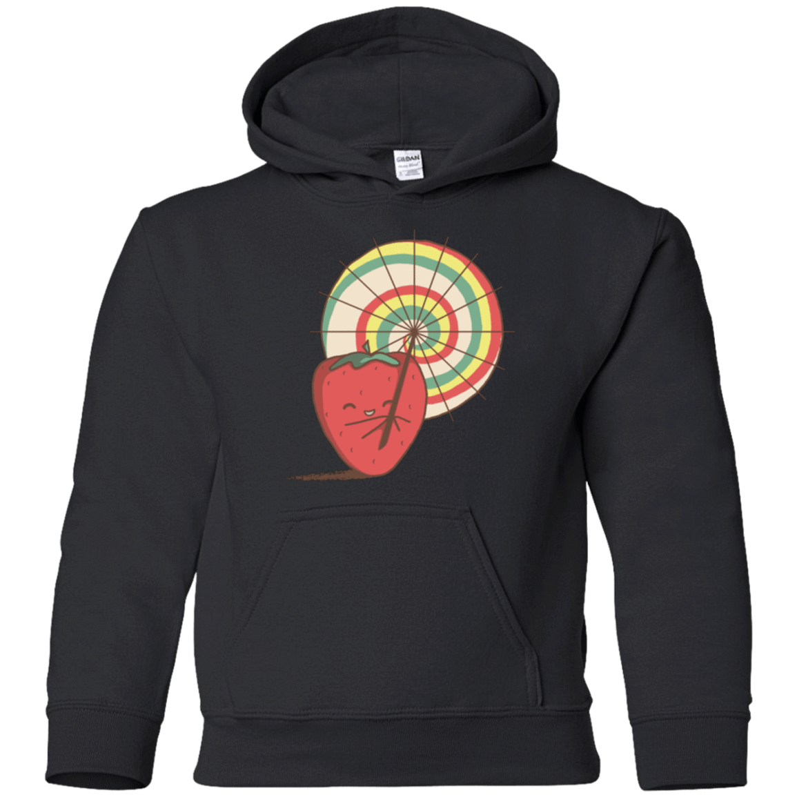 Sweatshirts Black / YS Strawberry Frye Youth Hoodie