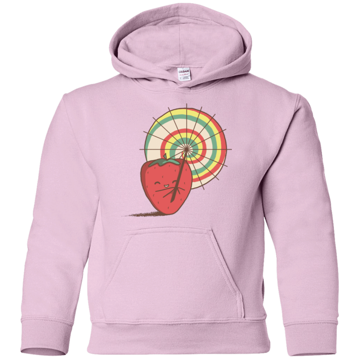 Sweatshirts Light Pink / YS Strawberry Frye Youth Hoodie