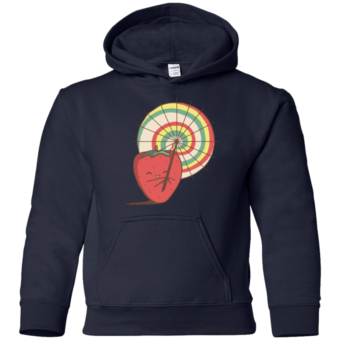 Sweatshirts Navy / YS Strawberry Frye Youth Hoodie