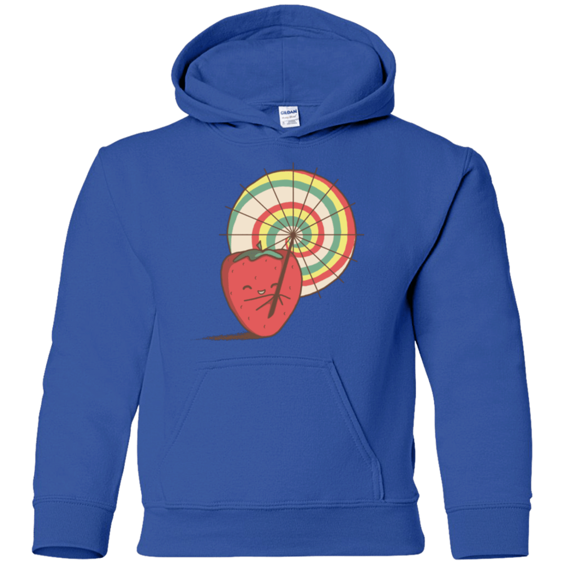 Sweatshirts Royal / YS Strawberry Frye Youth Hoodie