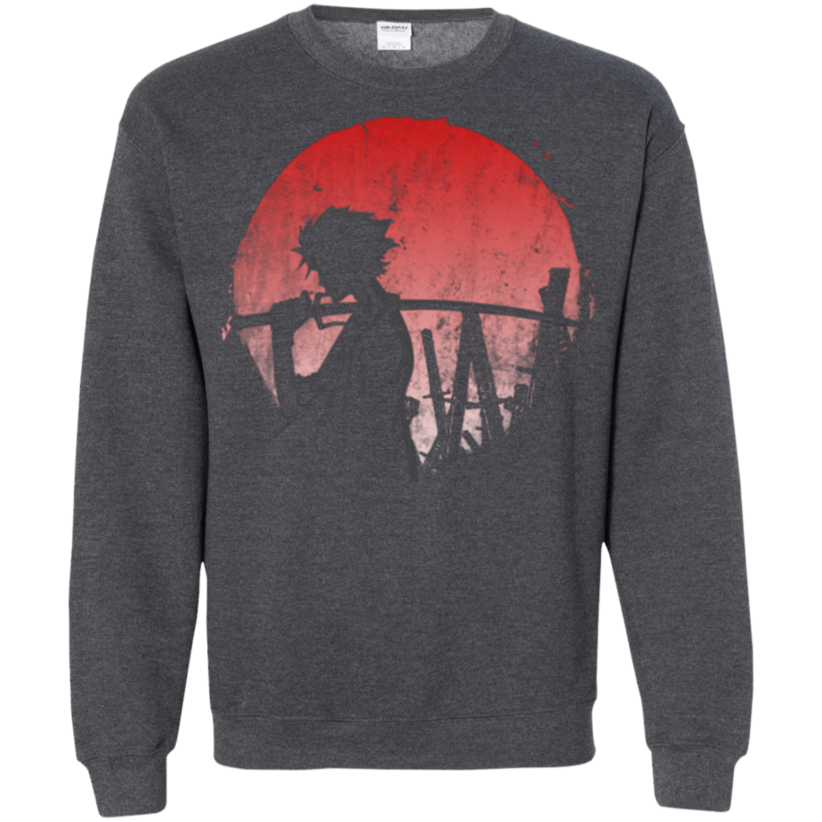 Sweatshirts Dark Heather / Small Stray dog mugan Crewneck Sweatshirt