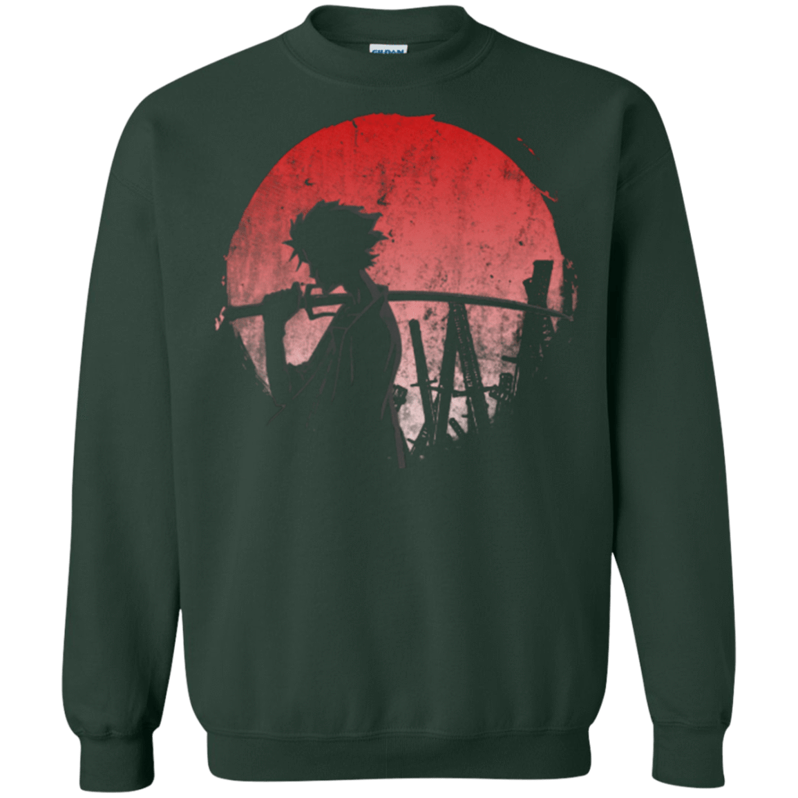 Sweatshirts Forest Green / Small Stray dog mugan Crewneck Sweatshirt