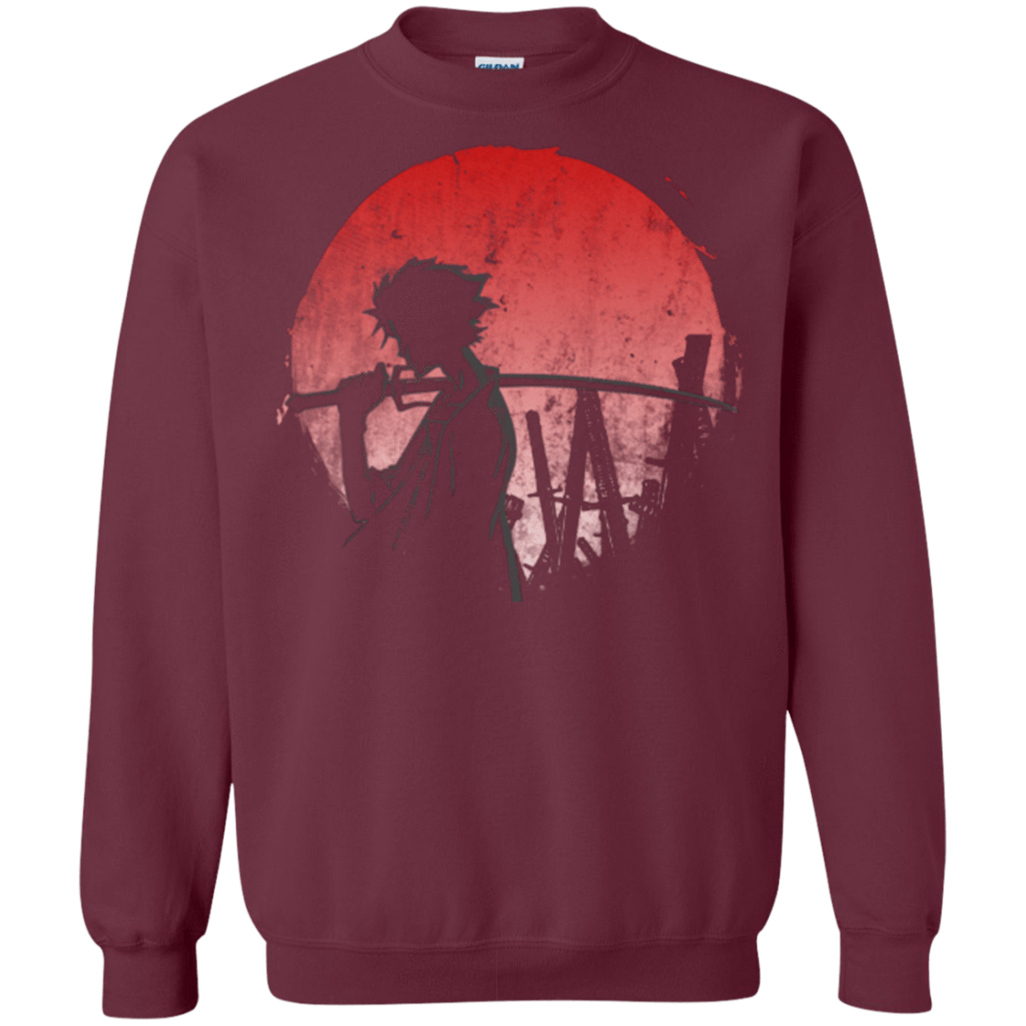 Sweatshirts Maroon / Small Stray dog mugan Crewneck Sweatshirt