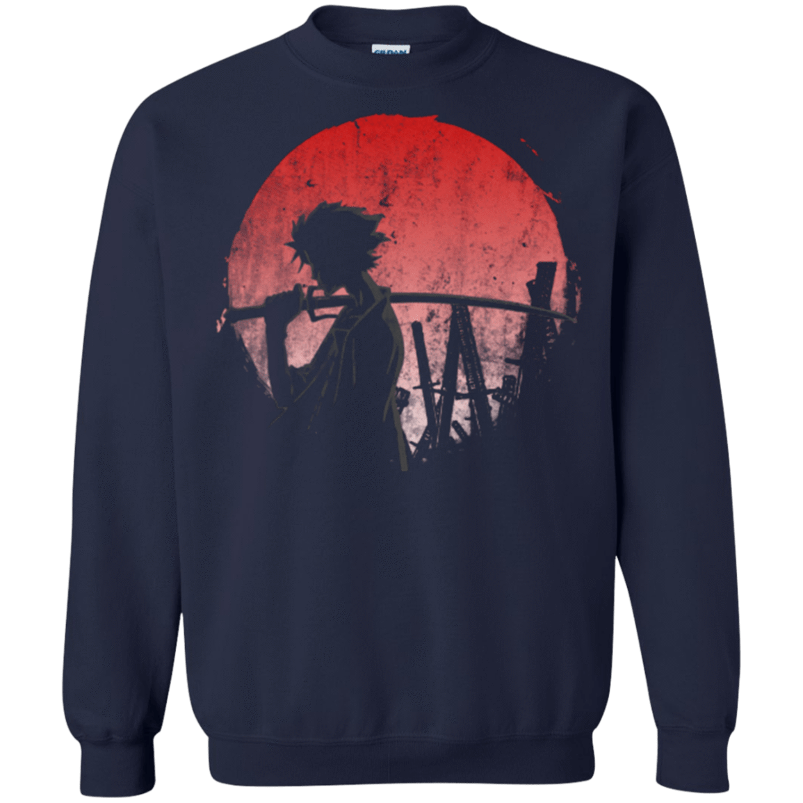 Sweatshirts Navy / Small Stray dog mugan Crewneck Sweatshirt