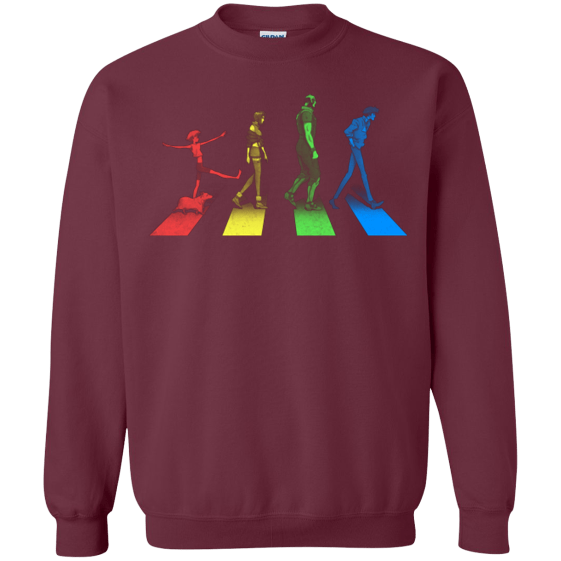 Sweatshirts Maroon / Small Stray Dog Strut Crewneck Sweatshirt