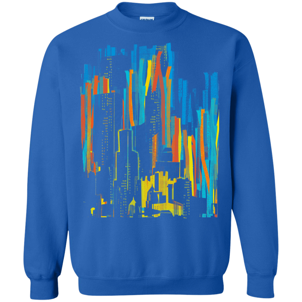 Sweatshirts Royal / S Stripey City Crewneck Sweatshirt
