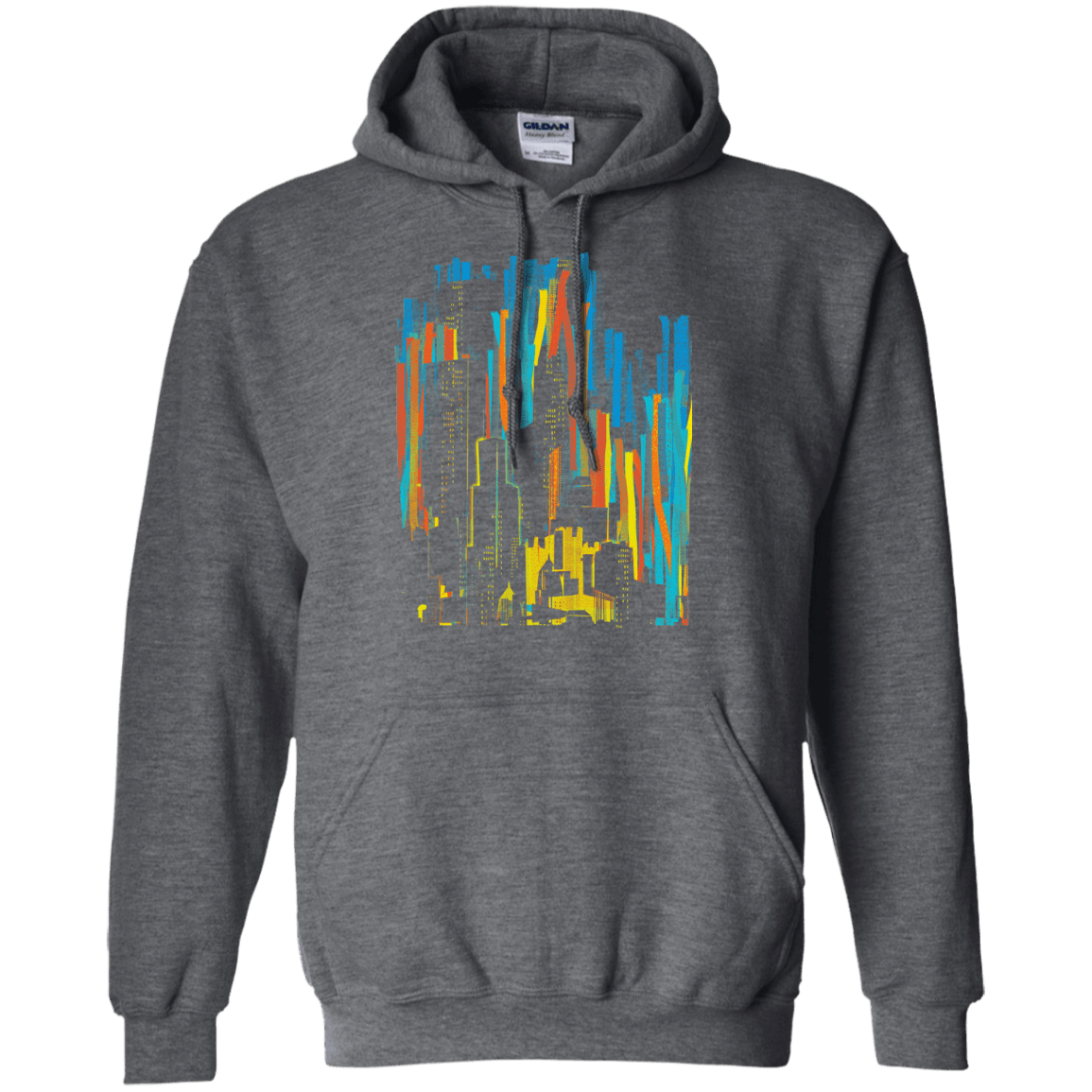Sweatshirts Dark Heather / S Stripey City Pullover Hoodie