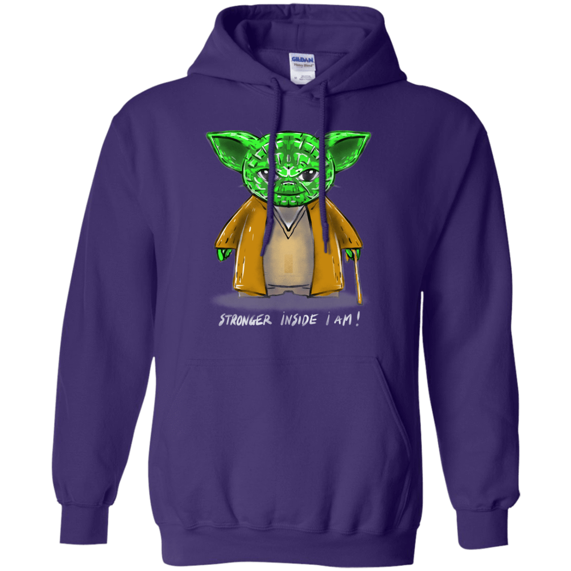 Sweatshirts Purple / S Stronger Inside Pullover Hoodie