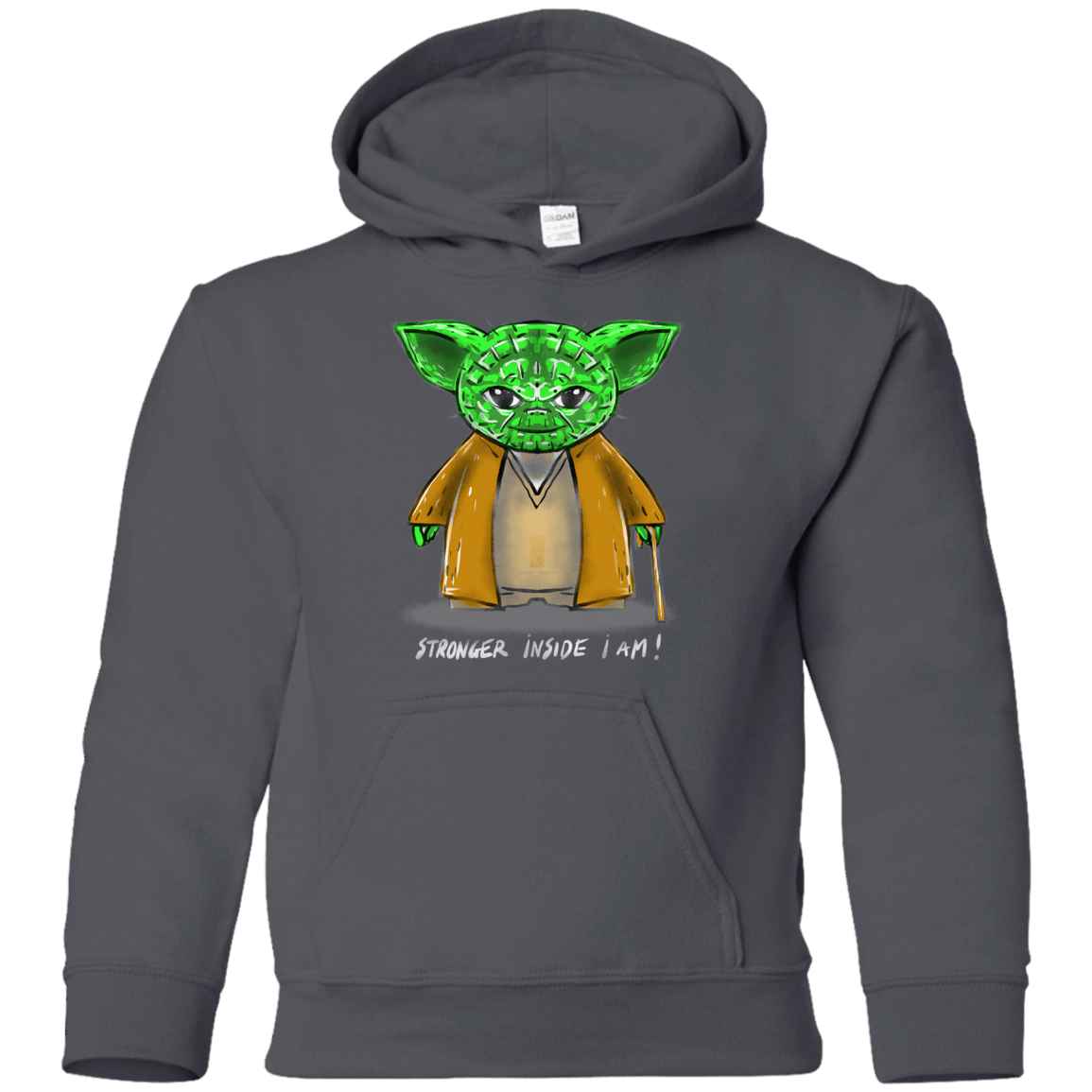 Sweatshirts Charcoal / YS Stronger Inside Youth Hoodie