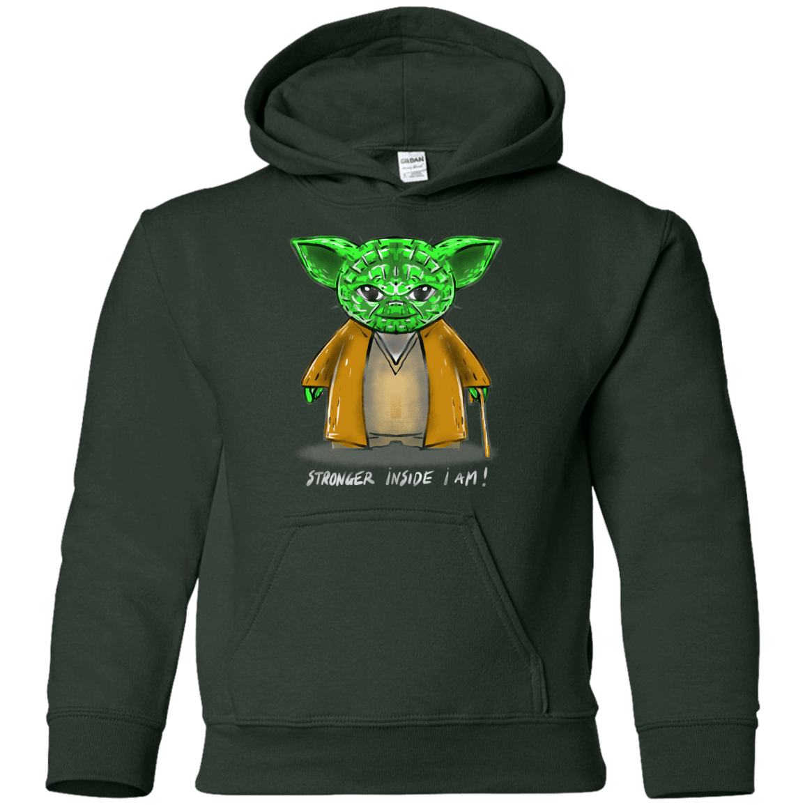 Sweatshirts Forest Green / YS Stronger Inside Youth Hoodie
