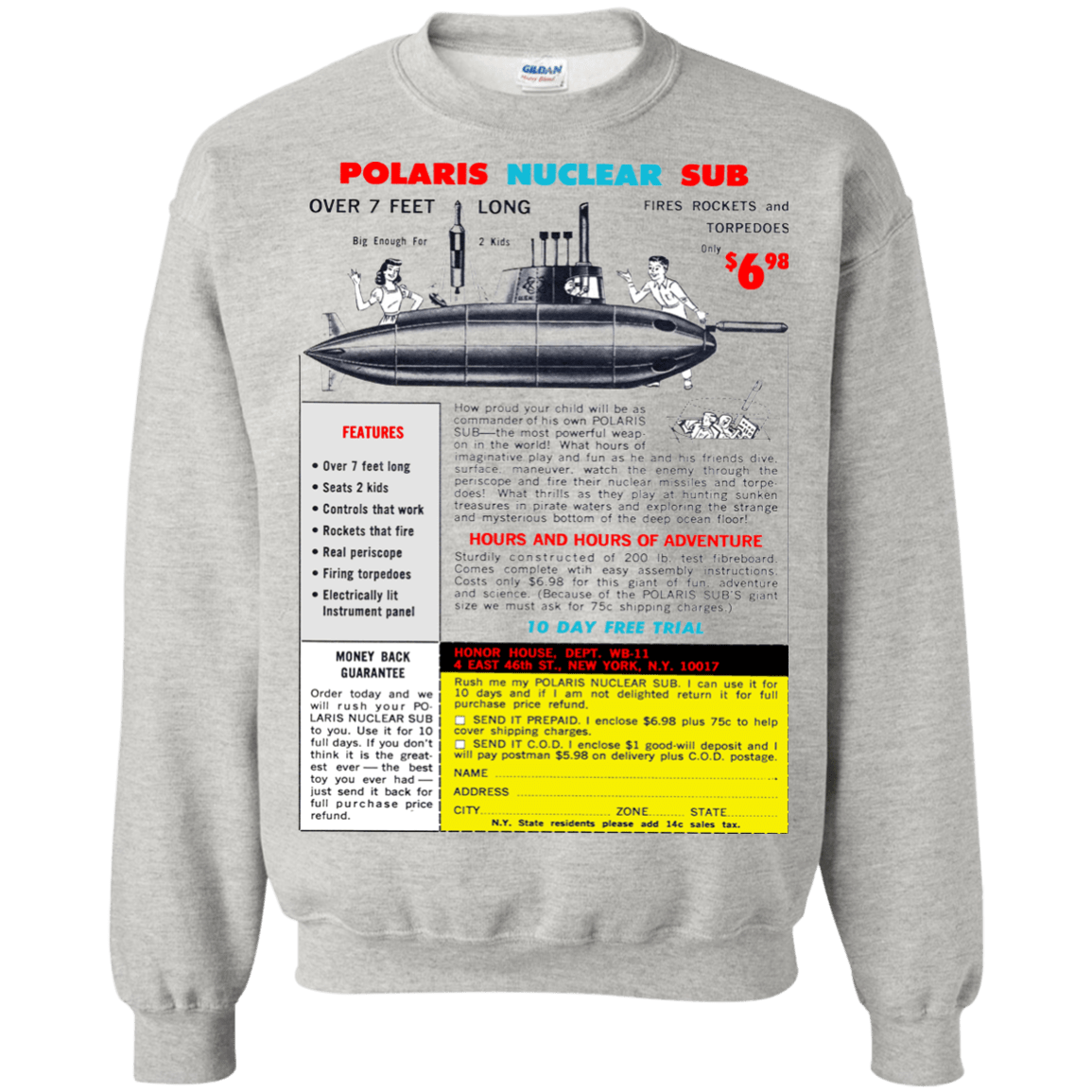 Sweatshirts Ash / Small Sub Crewneck Sweatshirt