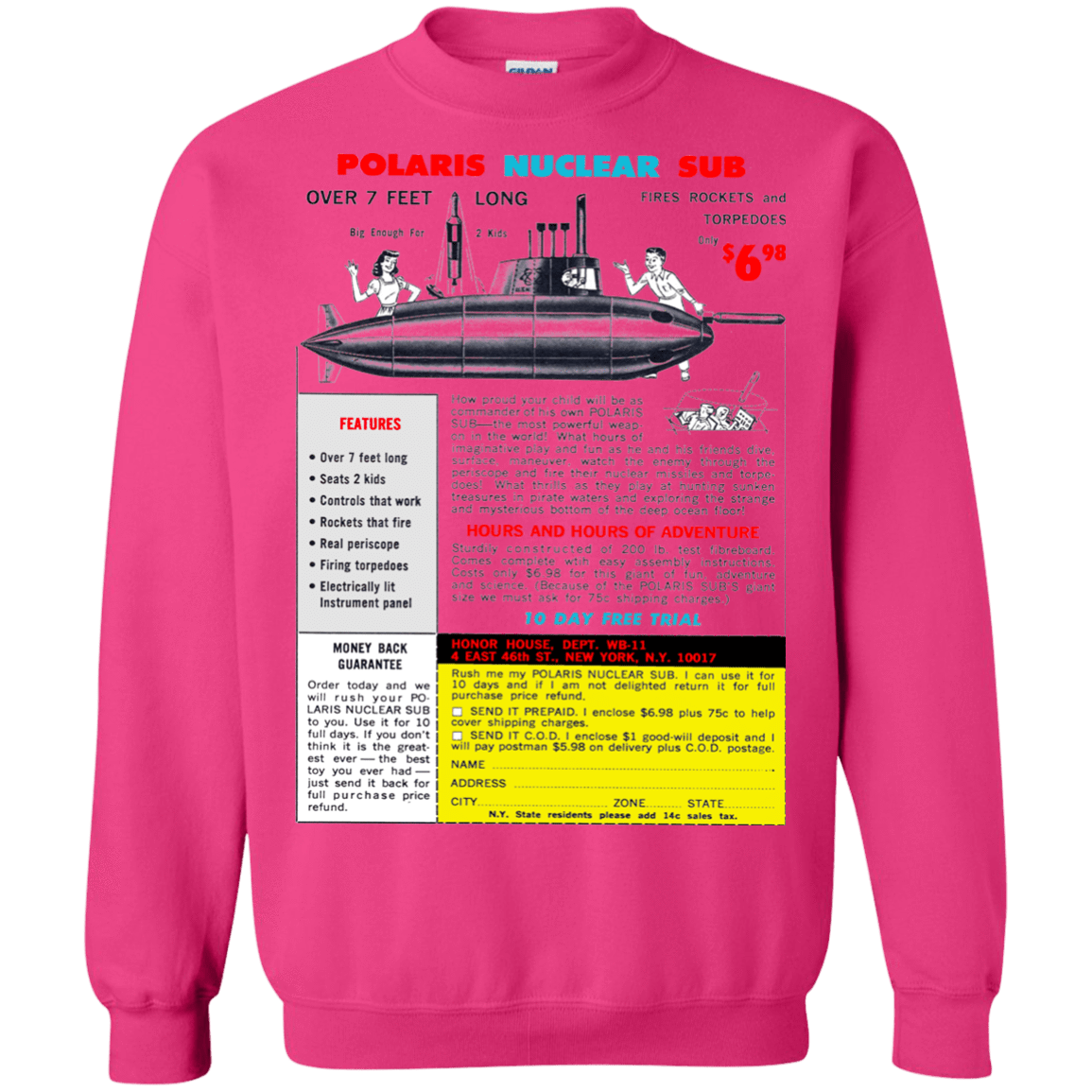 Sweatshirts Heliconia / Small Sub Crewneck Sweatshirt