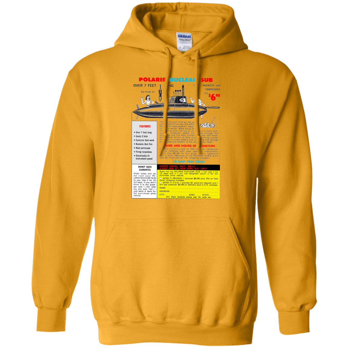 Sweatshirts Gold / Small Sub Pullover Hoodie