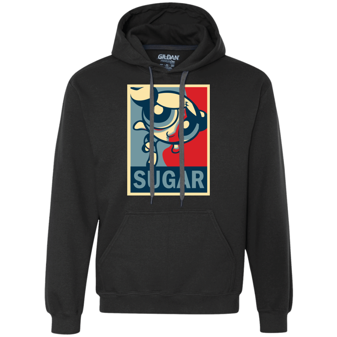 Sweatshirts Black / S Sugar Powerpuff Premium Fleece Hoodie