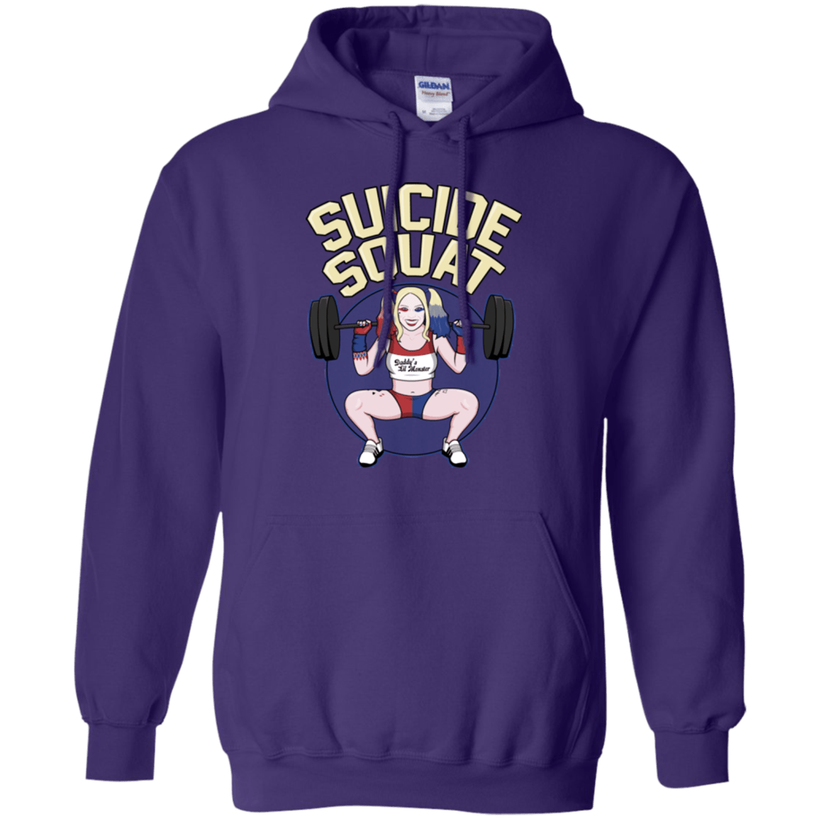 Sweatshirts Purple / Small Suicide Squat Pullover Hoodie