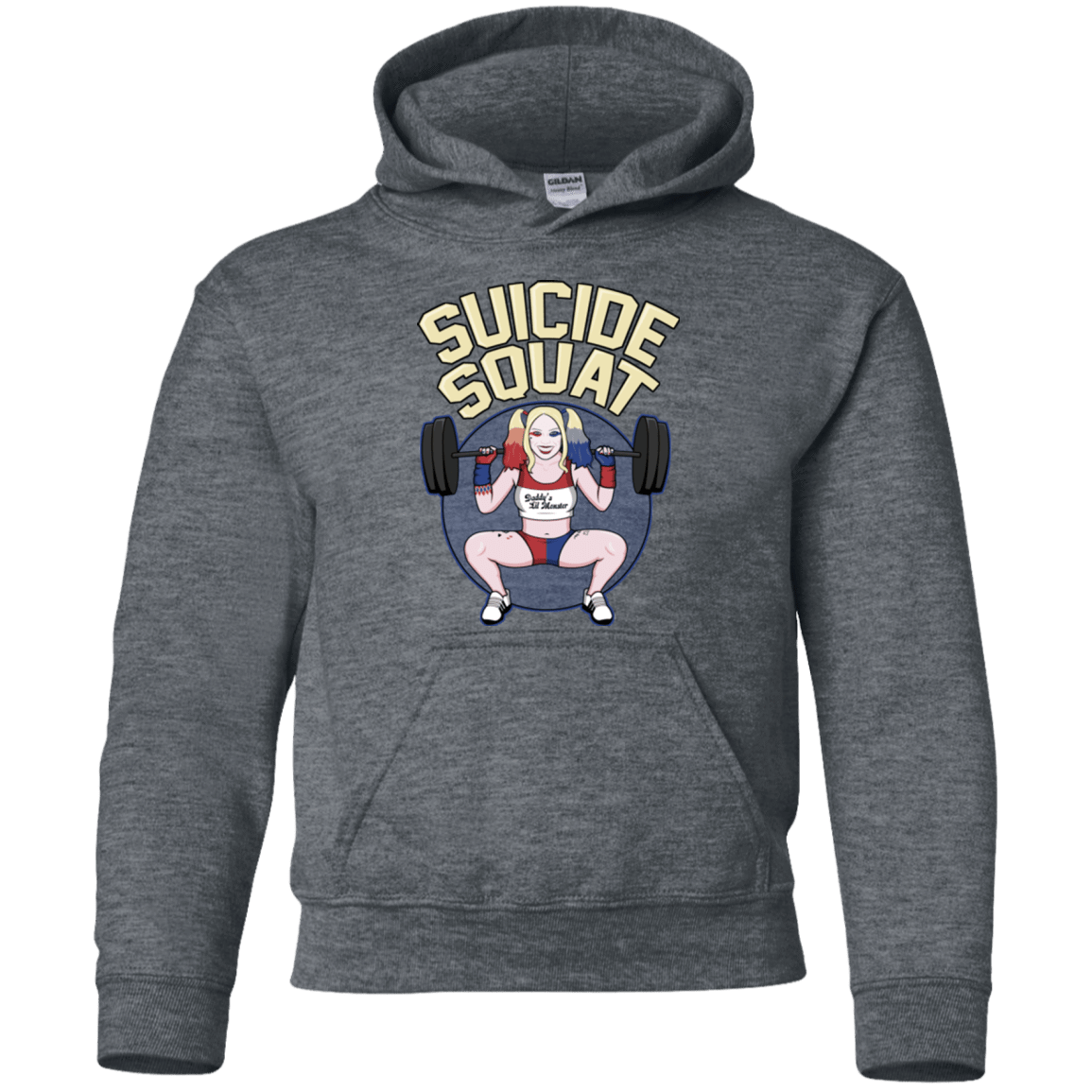 Sweatshirts Dark Heather / YS Suicide Squat Youth Hoodie