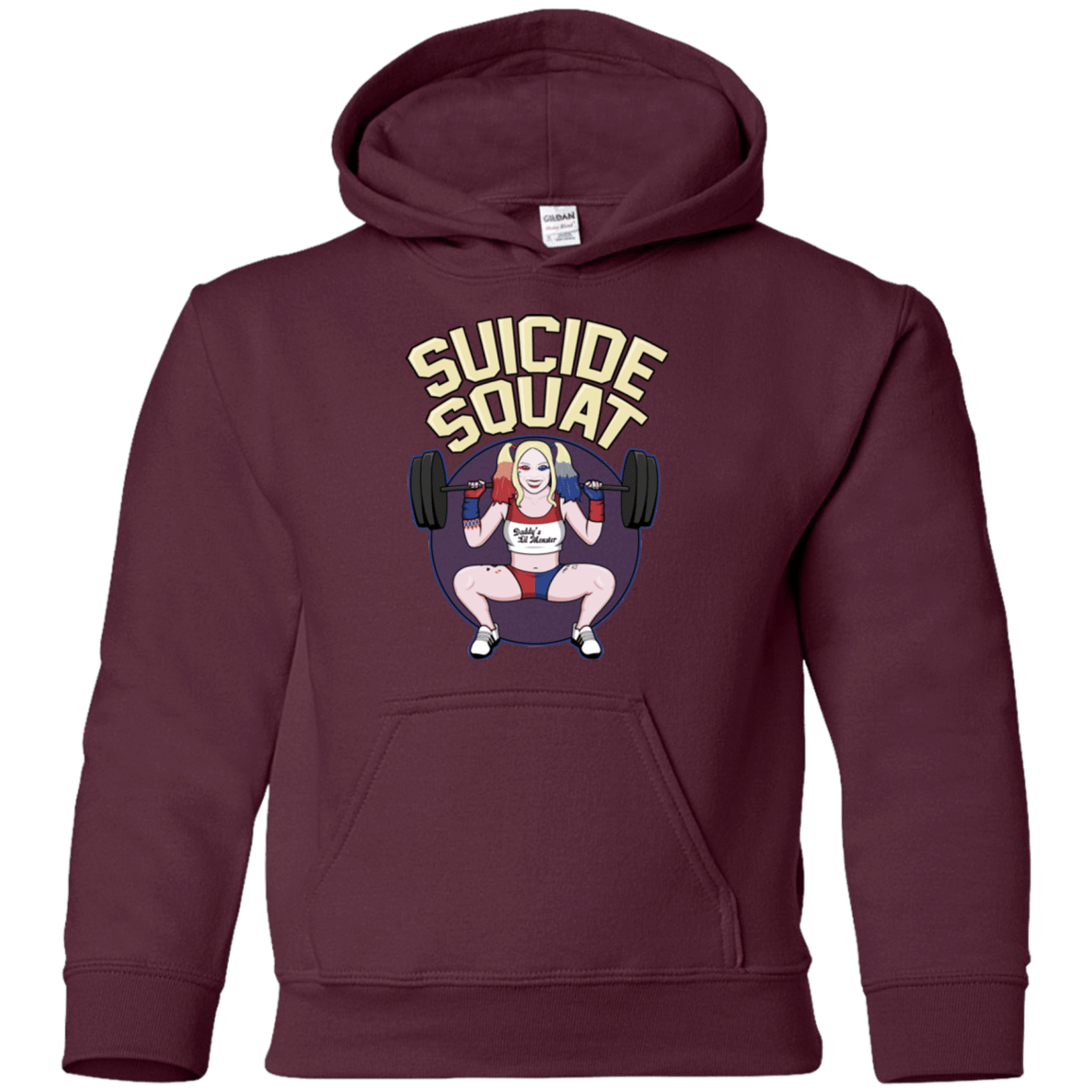 Sweatshirts Maroon / YS Suicide Squat Youth Hoodie