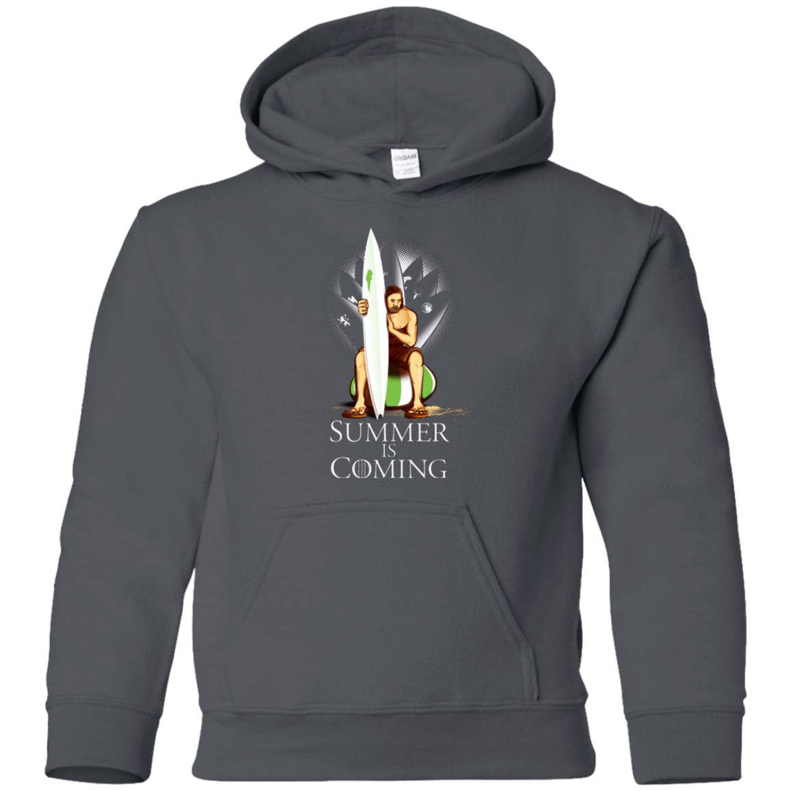 Sweatshirts Charcoal / YS Summer is Coming Youth Hoodie