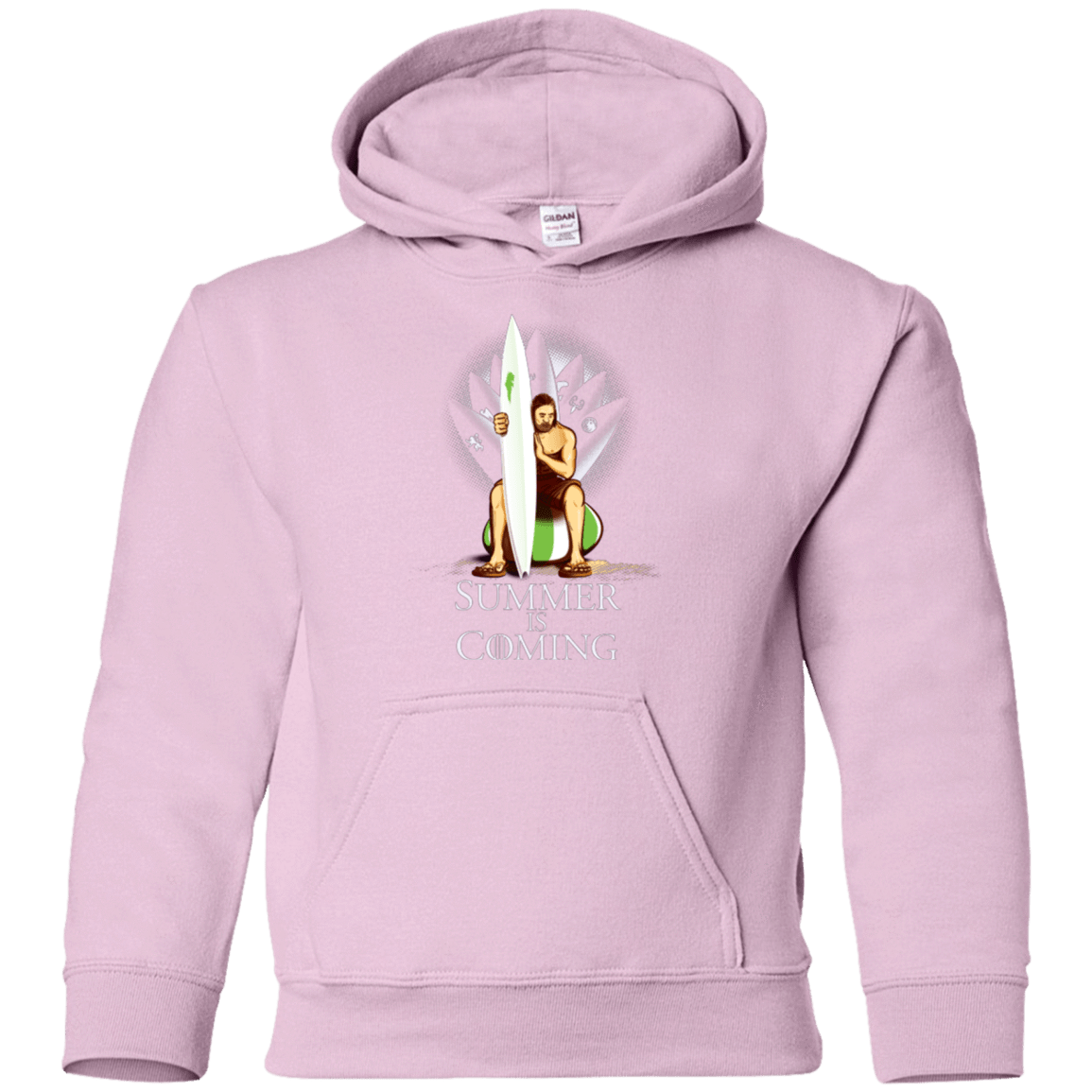 Sweatshirts Light Pink / YS Summer is Coming Youth Hoodie