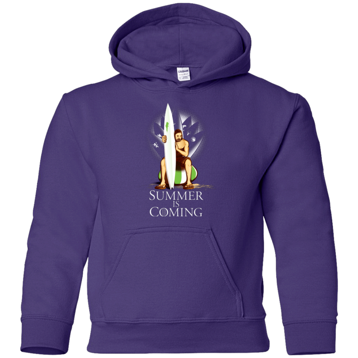 Sweatshirts Purple / YS Summer is Coming Youth Hoodie