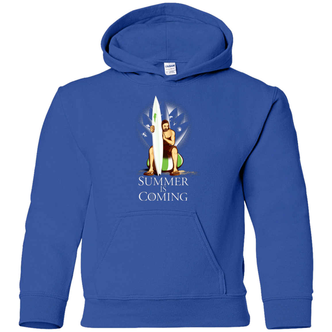 Sweatshirts Royal / YS Summer is Coming Youth Hoodie