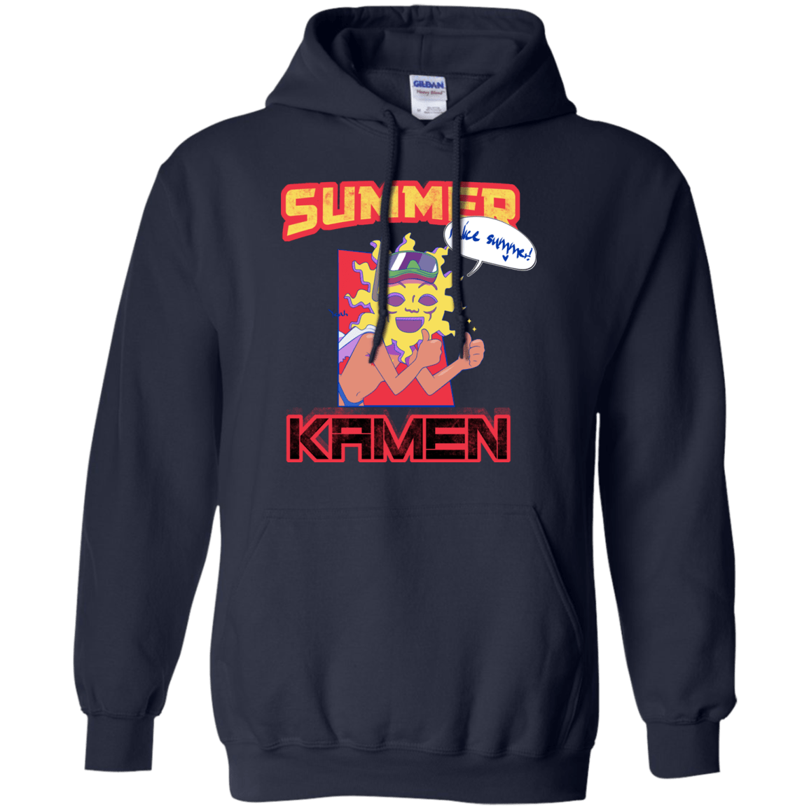 Sweatshirts Navy / S Summer Kamen Pullover Hoodie