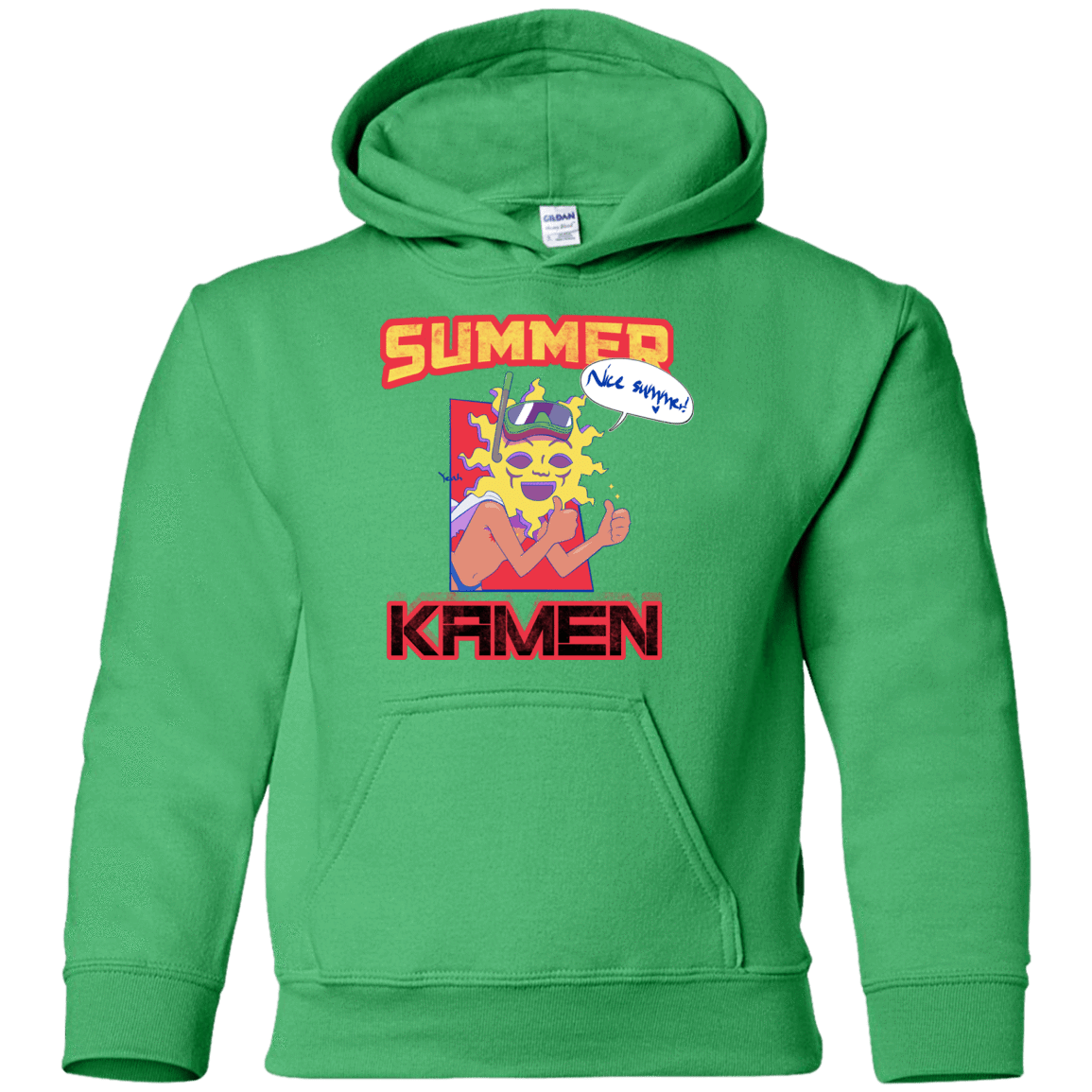 Sweatshirts Irish Green / YS Summer Kamen Youth Hoodie