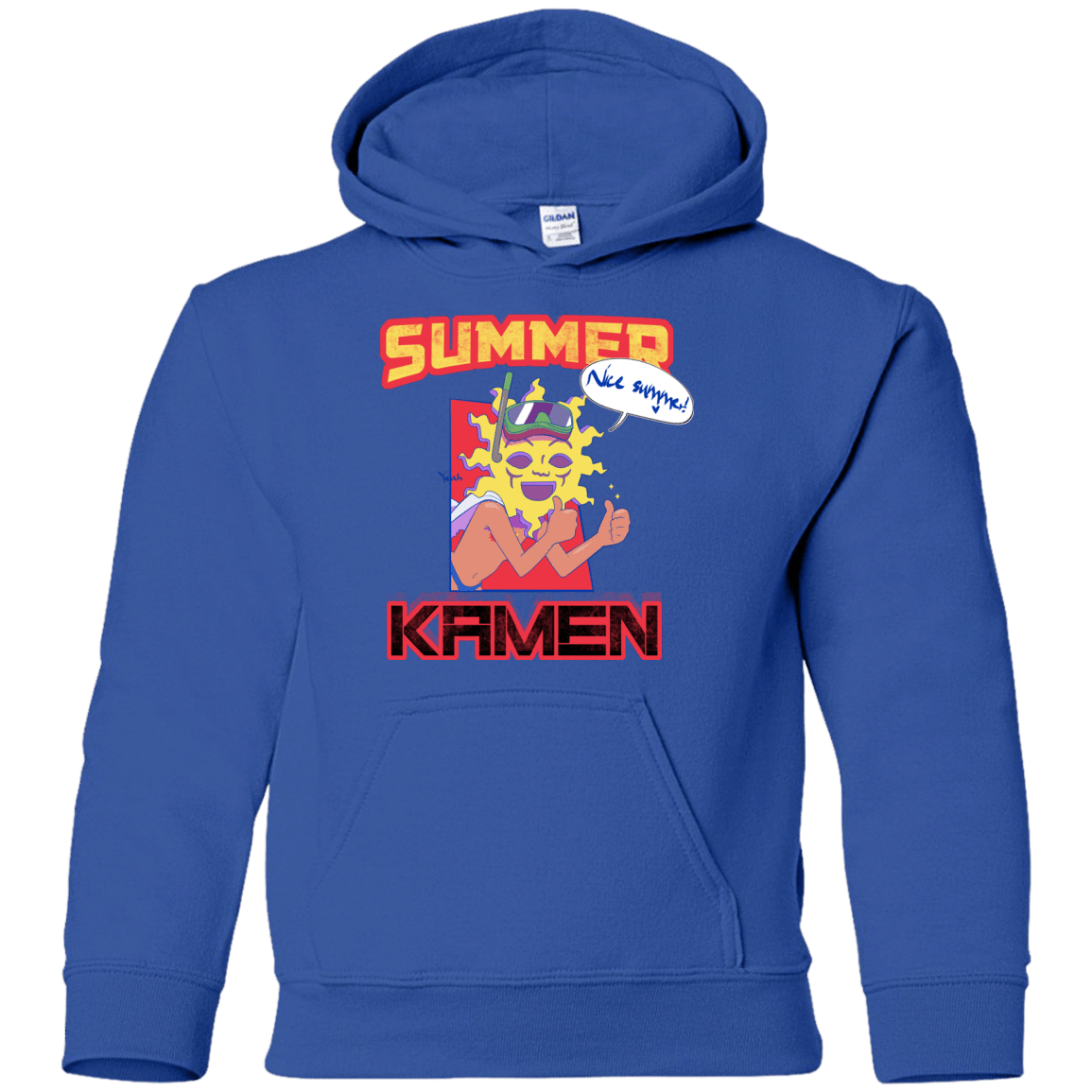 Sweatshirts Royal / YS Summer Kamen Youth Hoodie