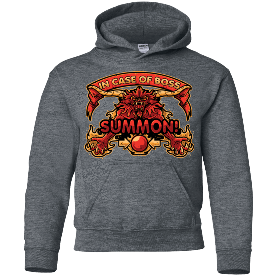 Sweatshirts Dark Heather / YS SUMMON Youth Hoodie