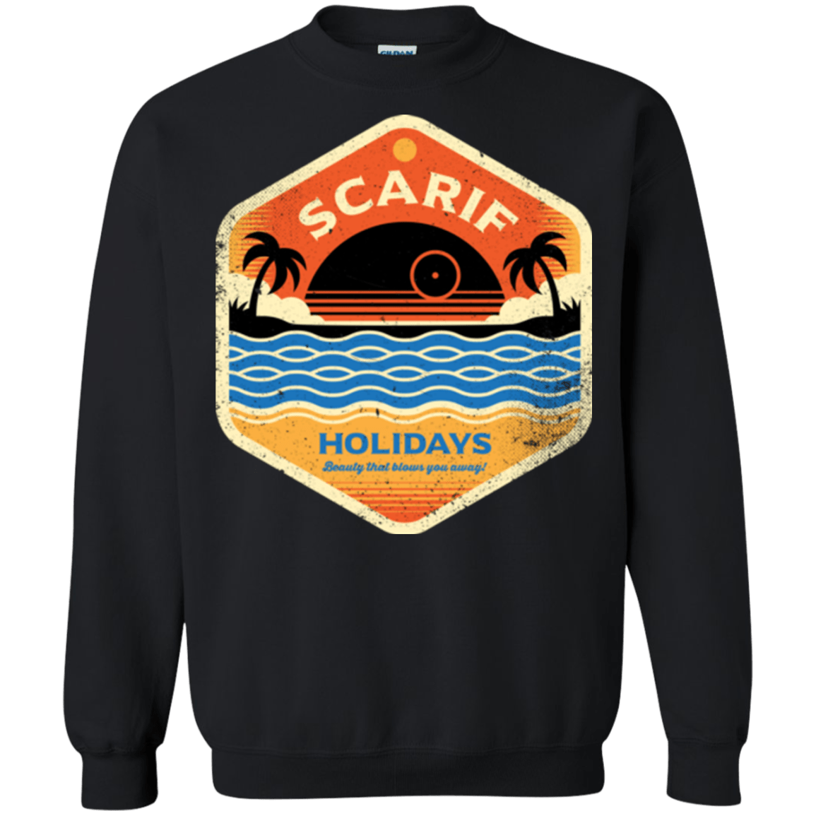 Sweatshirts Black / Small Sun Sea & Space Stations Crewneck Sweatshirt
