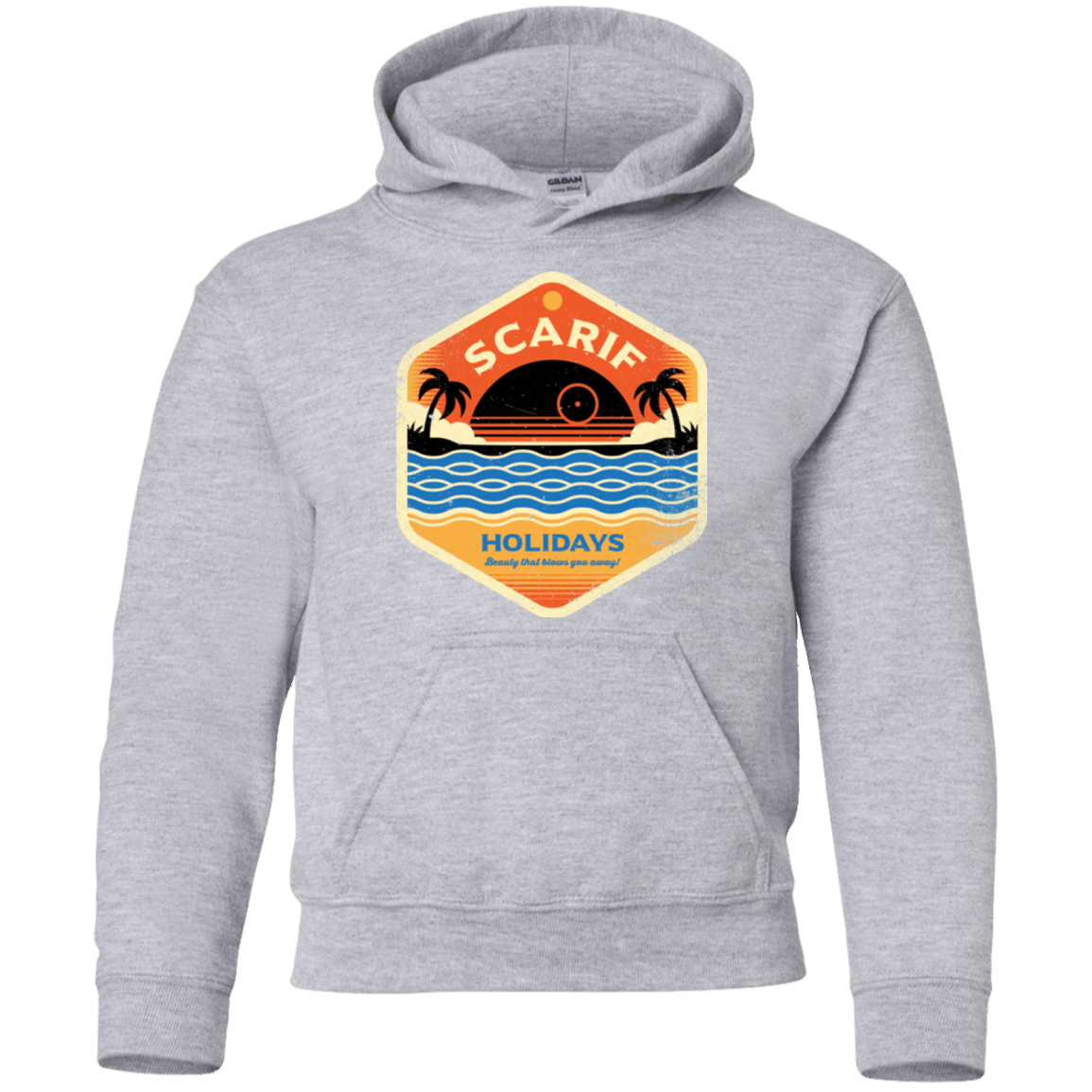 Sweatshirts Sport Grey / YS Sun Sea & Space Stations Youth Hoodie