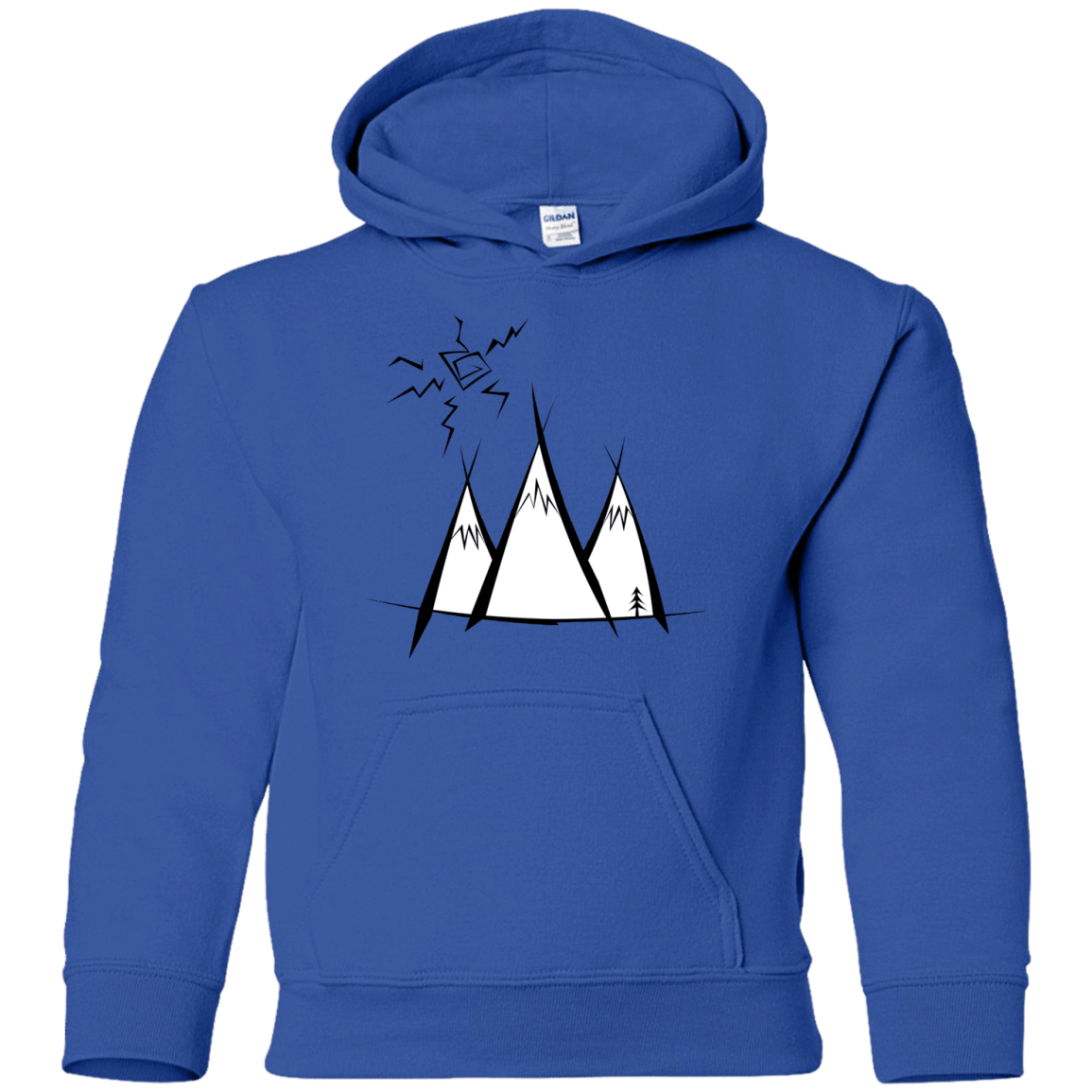 Sweatshirts Royal / YS Sunny Mountains Youth Hoodie