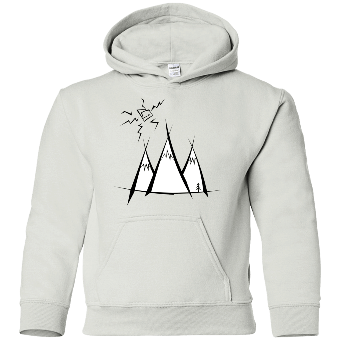 Sweatshirts White / YS Sunny Mountains Youth Hoodie