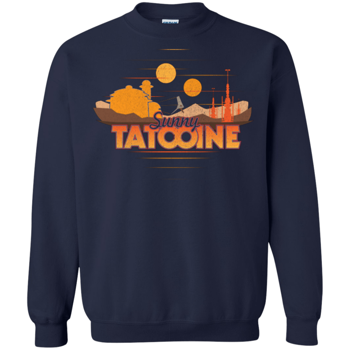 Sweatshirts Navy / S Sunny Tatooine Crewneck Sweatshirt