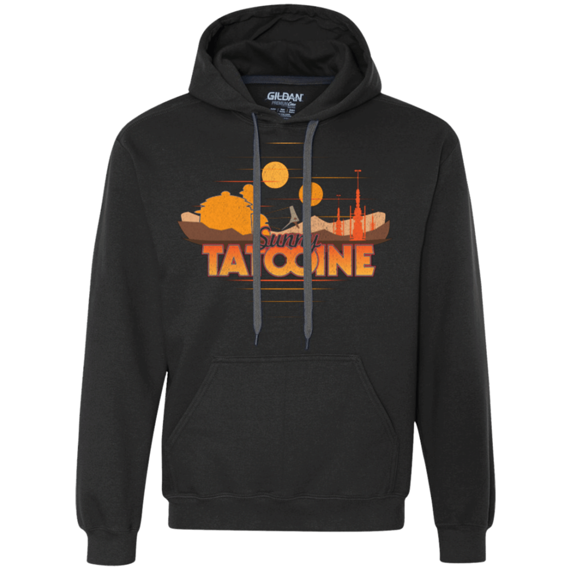 Sweatshirts Black / S Sunny Tatooine Premium Fleece Hoodie