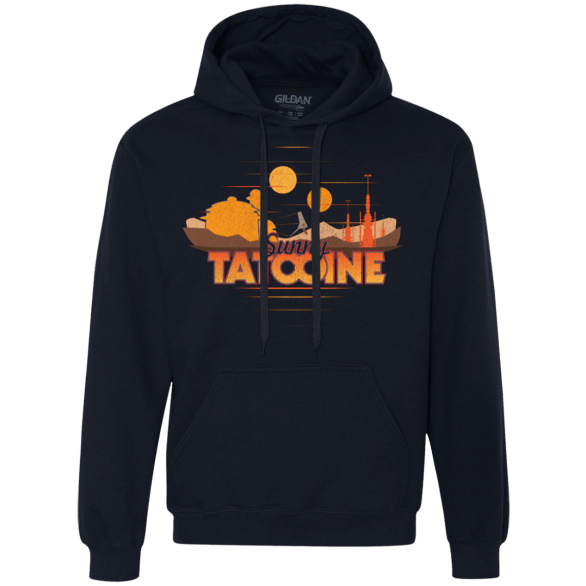 Sweatshirts Navy / S Sunny Tatooine Premium Fleece Hoodie