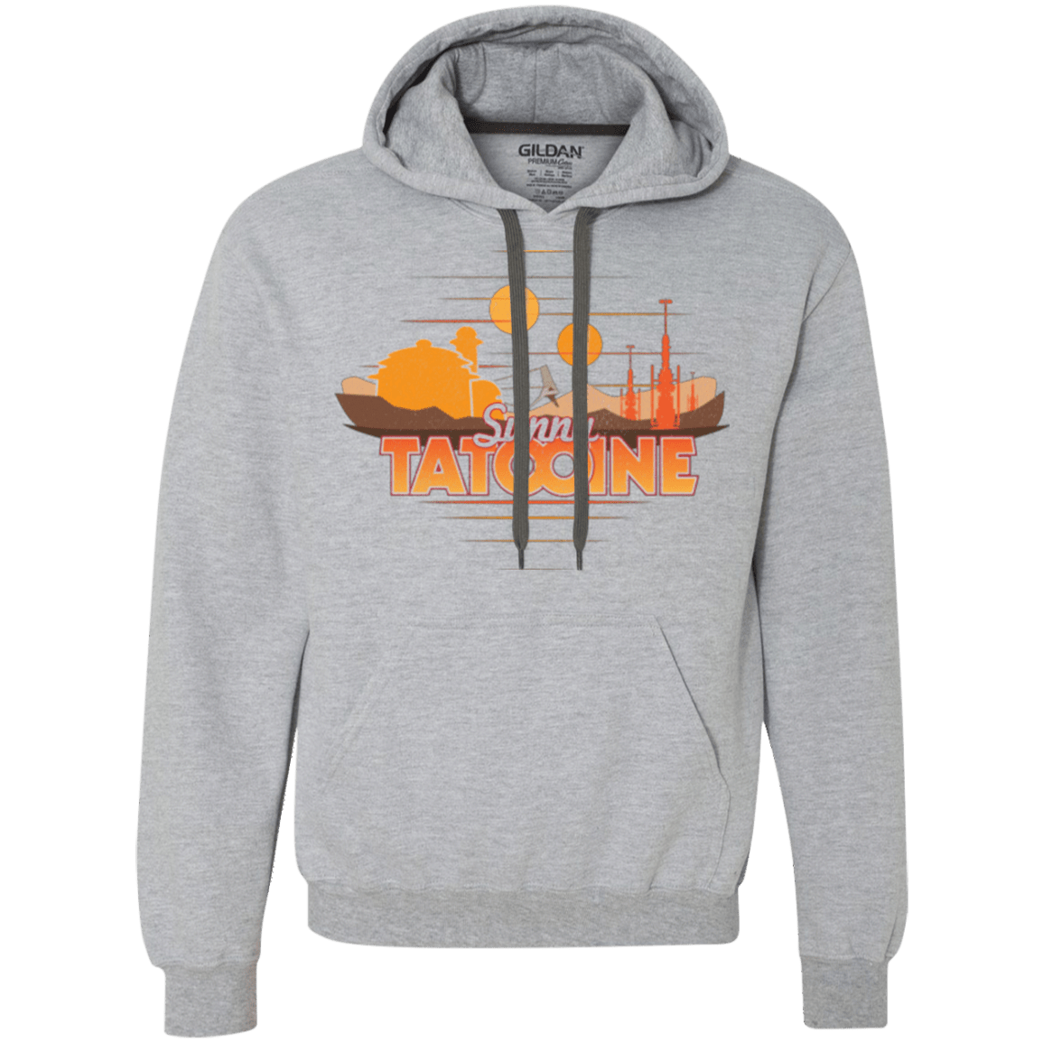 Sweatshirts Sport Grey / S Sunny Tatooine Premium Fleece Hoodie