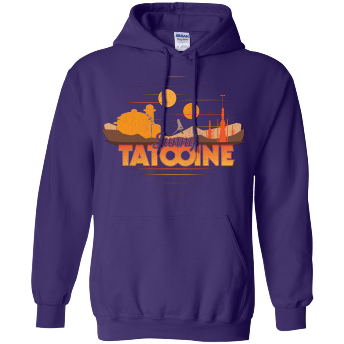 Sweatshirts Purple / S Sunny Tatooine Pullover Hoodie