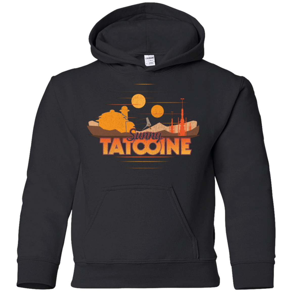 Sweatshirts Black / YS Sunny Tatooine Youth Hoodie
