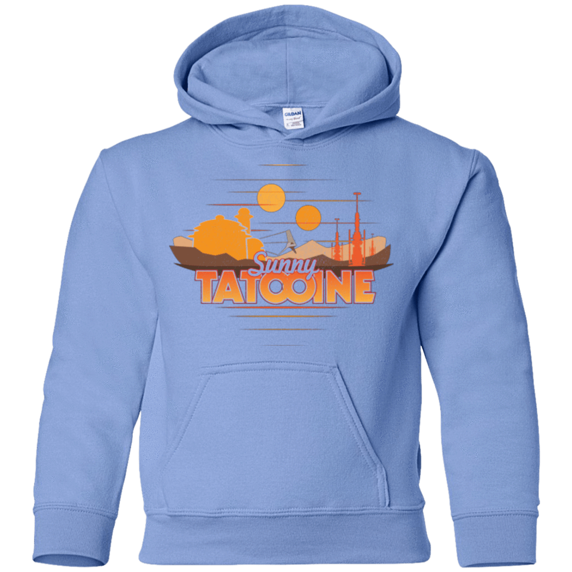 Sweatshirts Carolina Blue / YS Sunny Tatooine Youth Hoodie