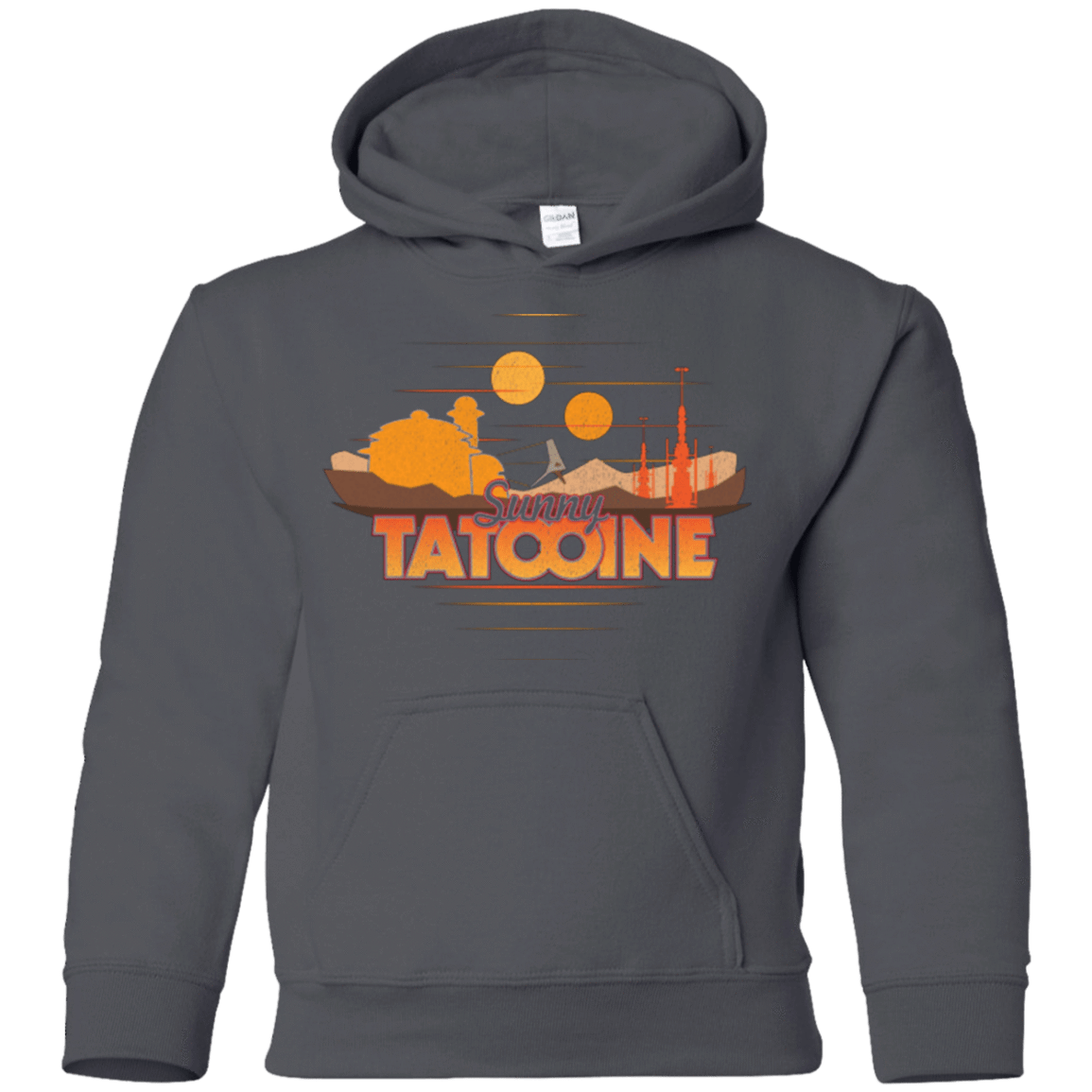 Sweatshirts Charcoal / YS Sunny Tatooine Youth Hoodie