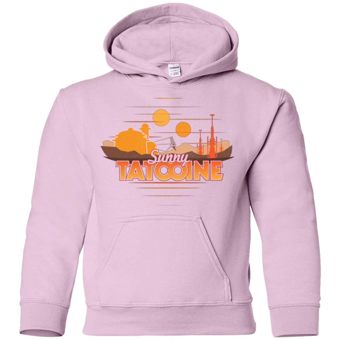 Sweatshirts Light Pink / YS Sunny Tatooine Youth Hoodie