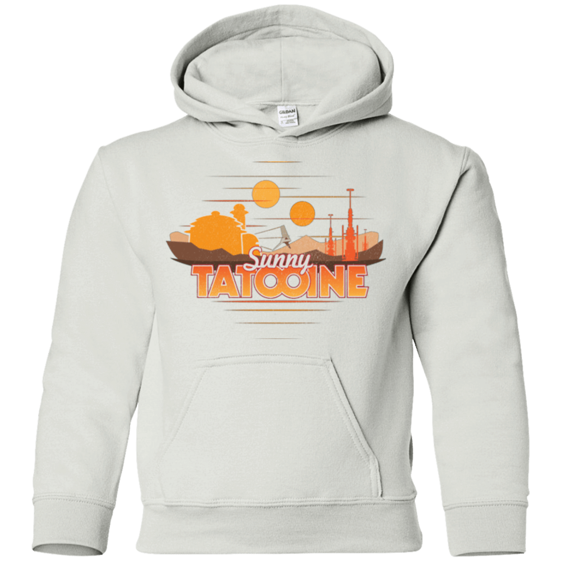 Sweatshirts White / YS Sunny Tatooine Youth Hoodie