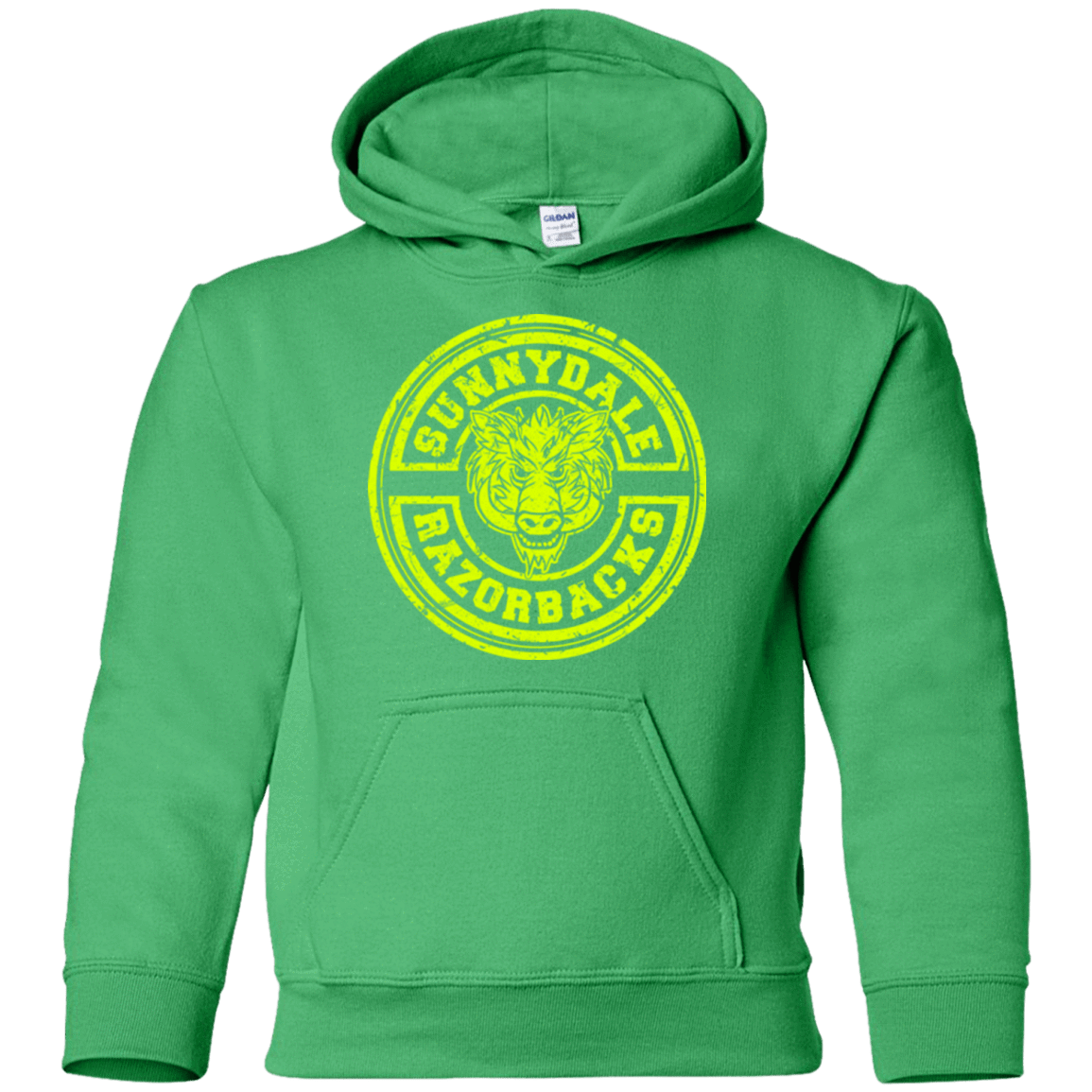 Sweatshirts Irish Green / YS Sunnydale razorbacks Youth Hoodie