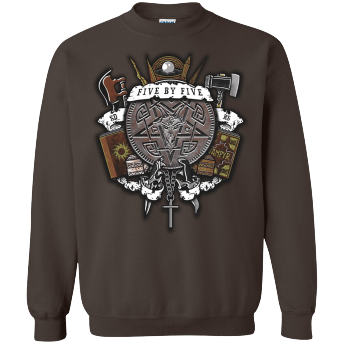 Sweatshirts Dark Chocolate / Small Sunnydale Slaying Crewneck Sweatshirt