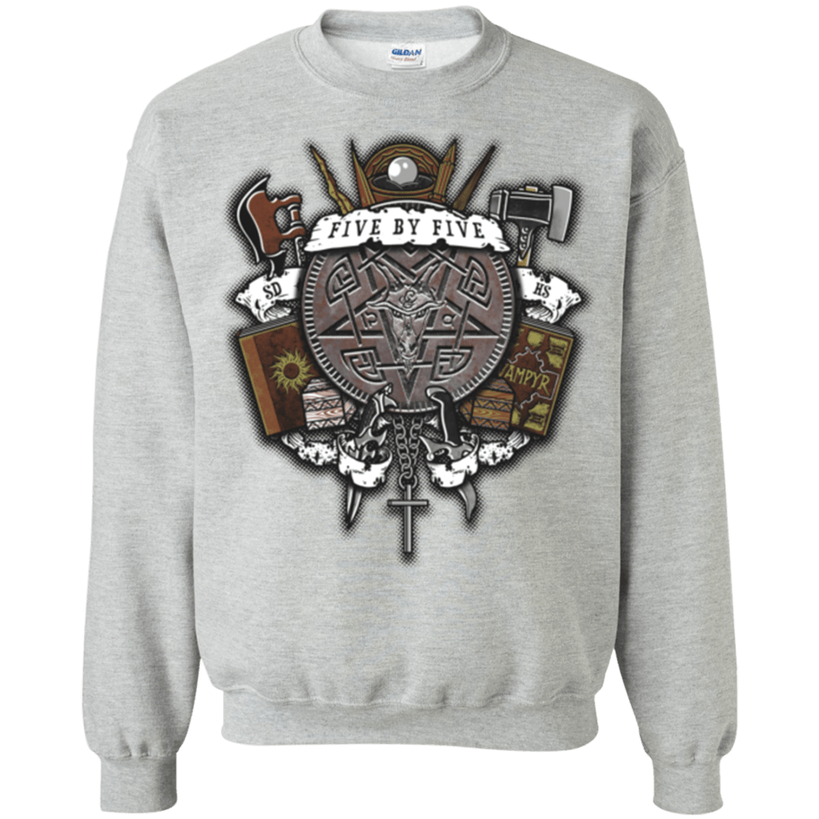 Sweatshirts Sport Grey / Small Sunnydale Slaying Crewneck Sweatshirt