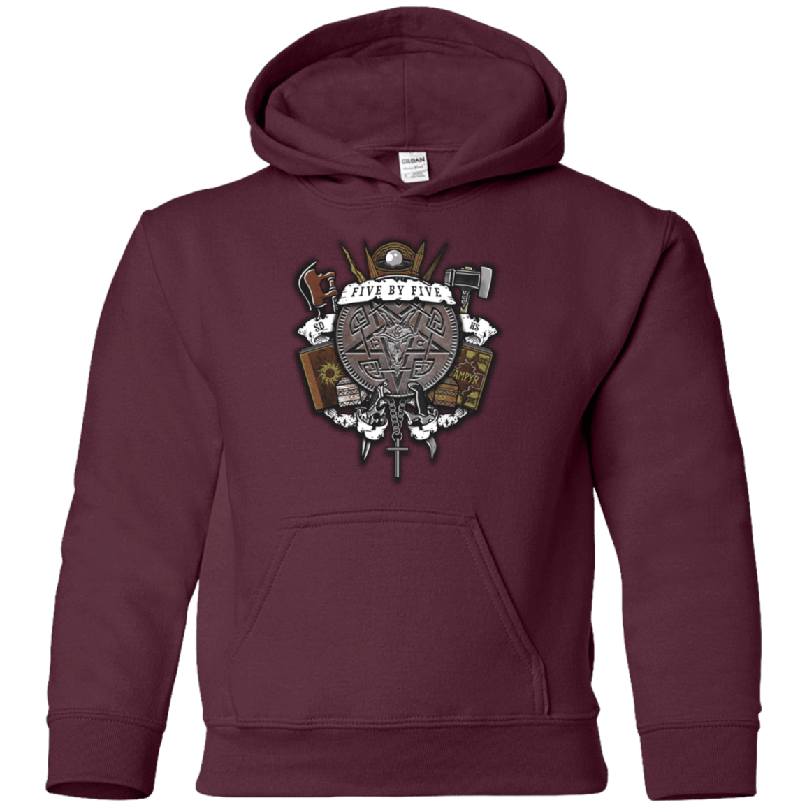 Sweatshirts Maroon / YS Sunnydale Slaying Youth Hoodie