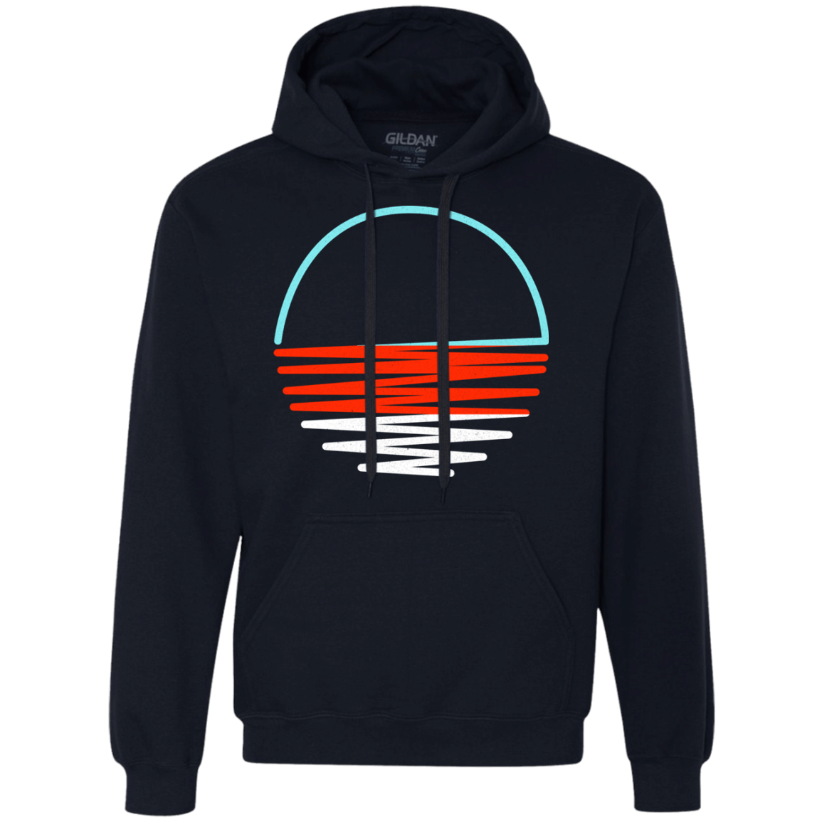 Sweatshirts Navy / S Sunset Shine Premium Fleece Hoodie