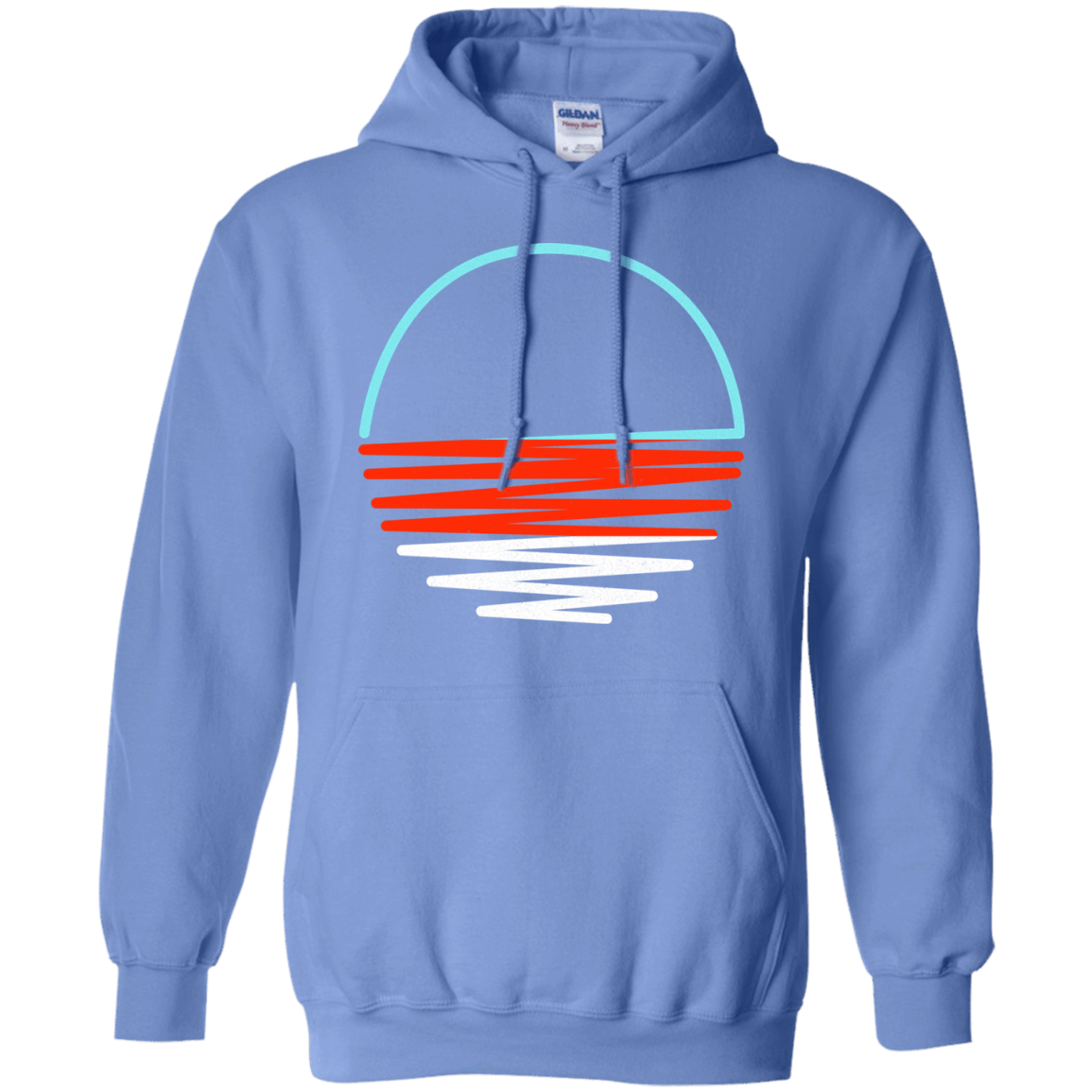 Sweatshirts Carolina Blue / S Sunset Shine Pullover Hoodie