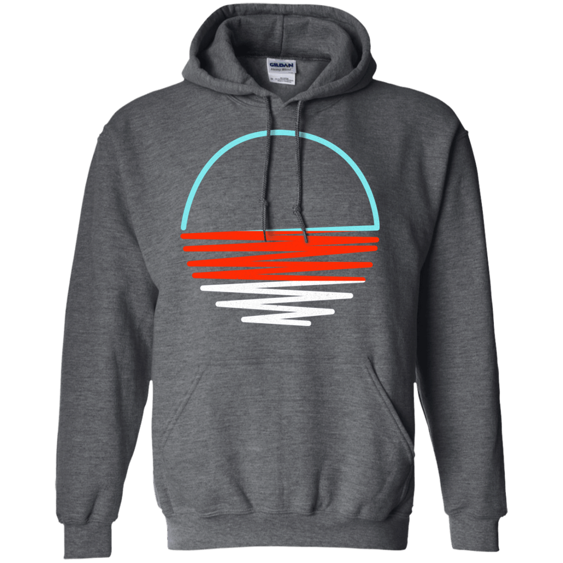 Sweatshirts Dark Heather / S Sunset Shine Pullover Hoodie